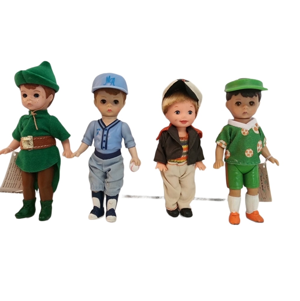 MADAME Alexander for McDonald's Dolls Peter Pan Kick It Boy Baseball Boy Sailor